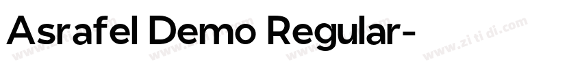 Asrafel Demo Regular字体转换